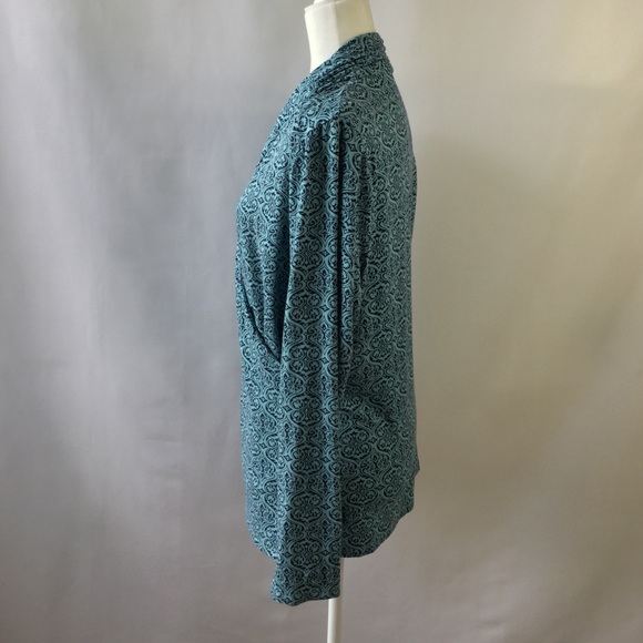 Talbots Wrap Top Long Sleeves Size XL - Picture 3 of 8